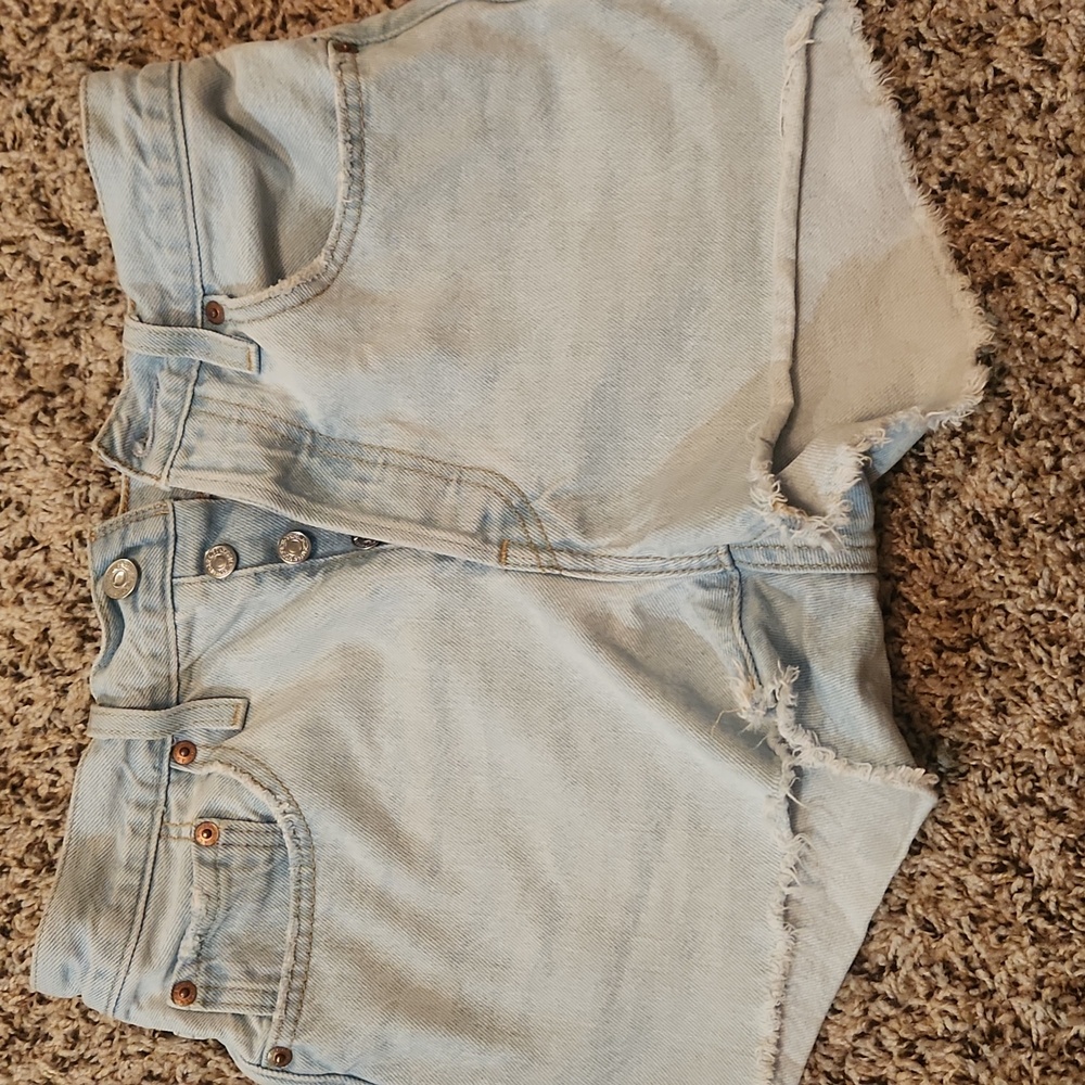 Levi's Light Blue Jean Shorts for Women